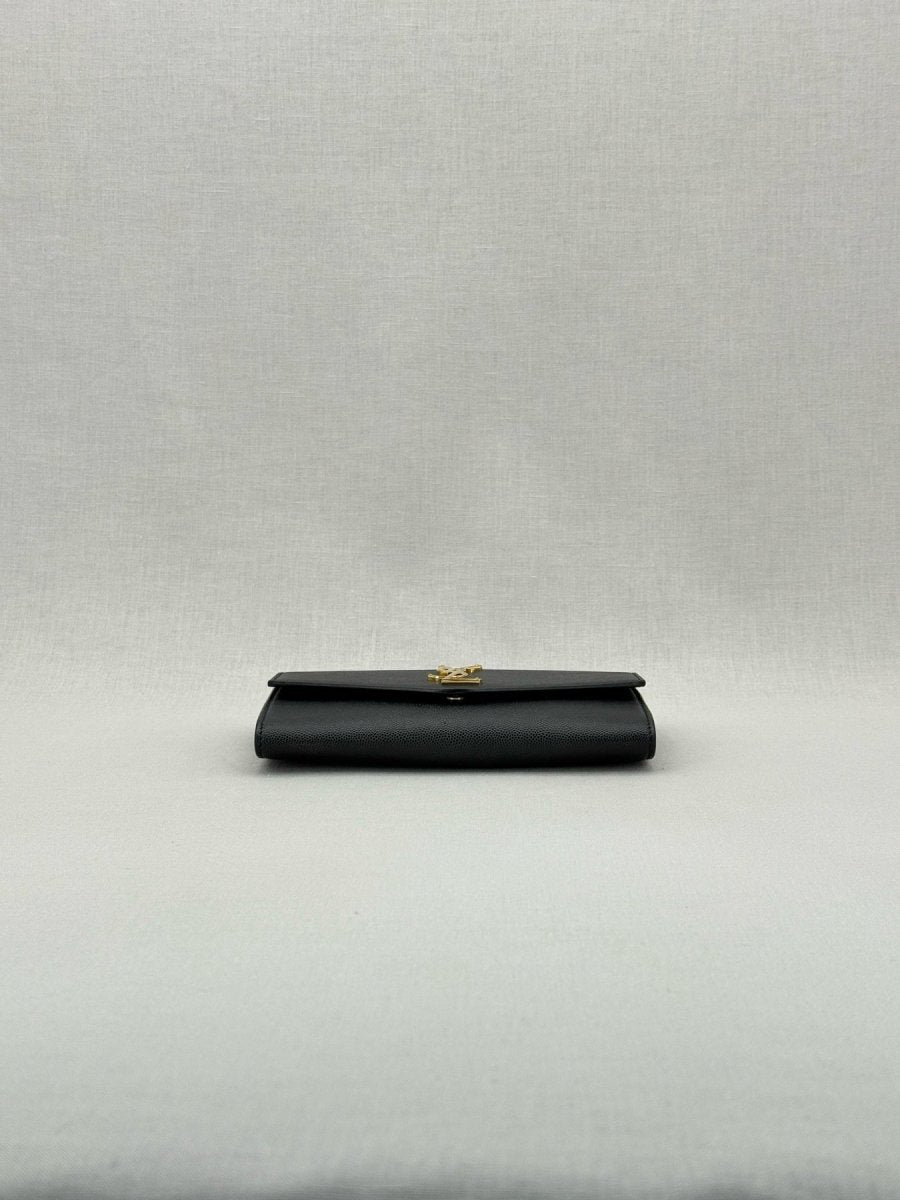 Pre - loved SAINT LAURENT Uptown Black Shoulder Bag at Reems Closet