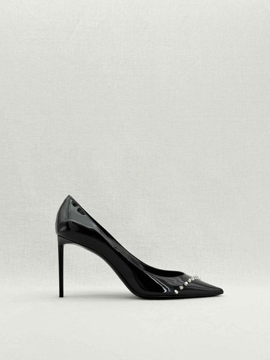 Pre - loved SAINT LAURENT Zoe Black Size EU 40 Pumps at Reems Closet
