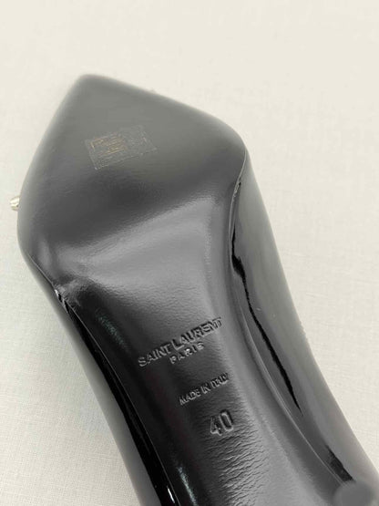Pre - loved SAINT LAURENT Zoe Black Size EU 40 Pumps at Reems Closet
