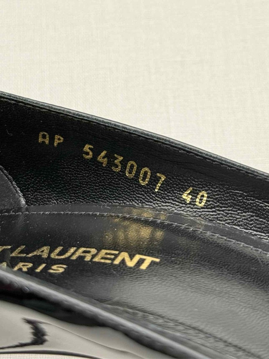 Pre - loved SAINT LAURENT Zoe Black Size EU 40 Pumps at Reems Closet
