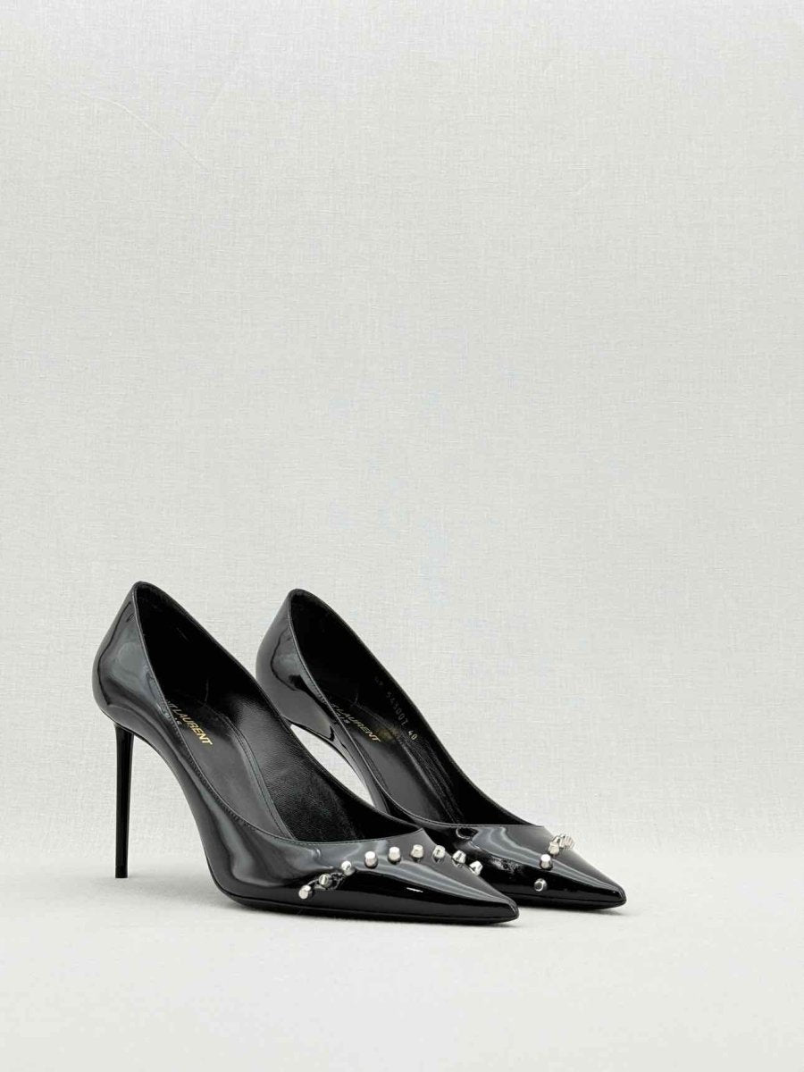 Pre - loved SAINT LAURENT Zoe Black Size EU 40 Pumps at Reems Closet