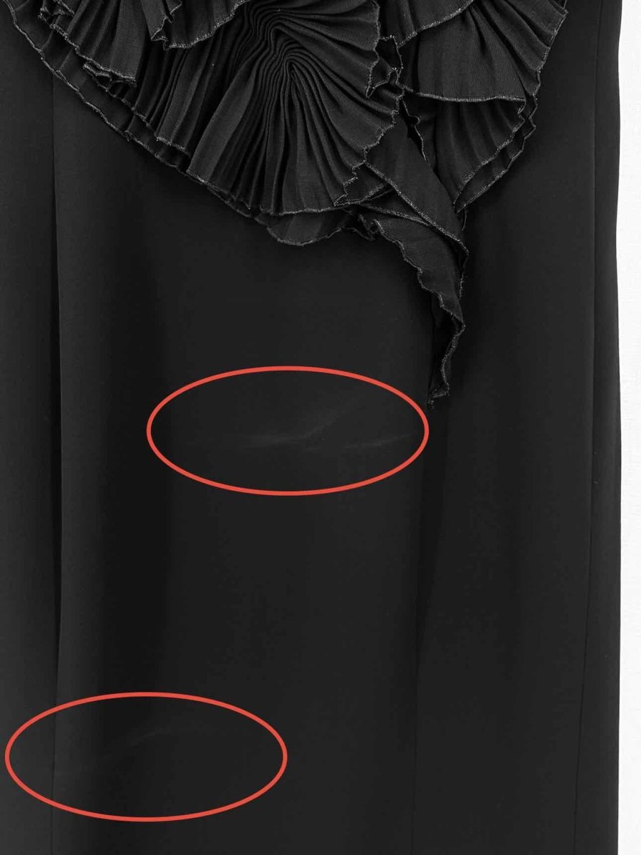 Pre-loved SALVATORE FERRAGAMO Black Size US 6 Long Dress at Reems Closet