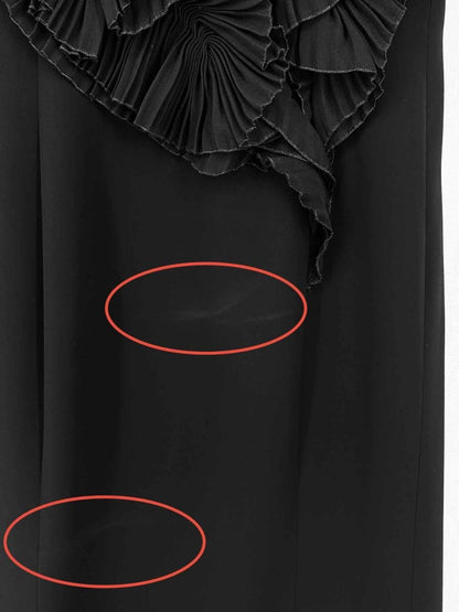 Pre-loved SALVATORE FERRAGAMO Black Size US 6 Long Dress at Reems Closet
