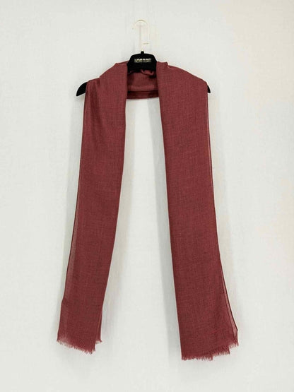 Pre-loved SALVATORE FERRAGAMO Burgundy Scarf at Reems Closet