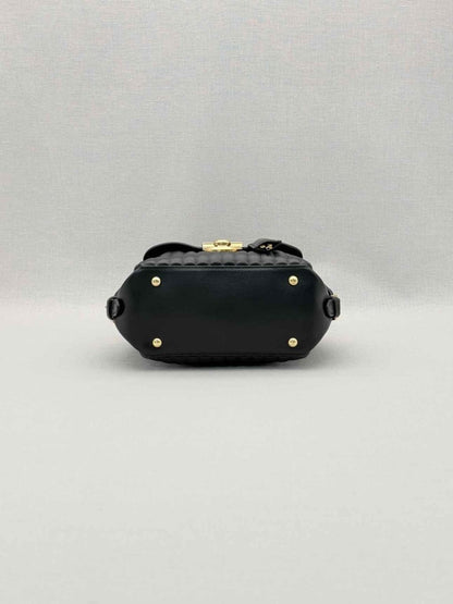 Pre-loved SALVATORE FERRAGAMO Flamma Black Quilted Satchel at Reems Closet