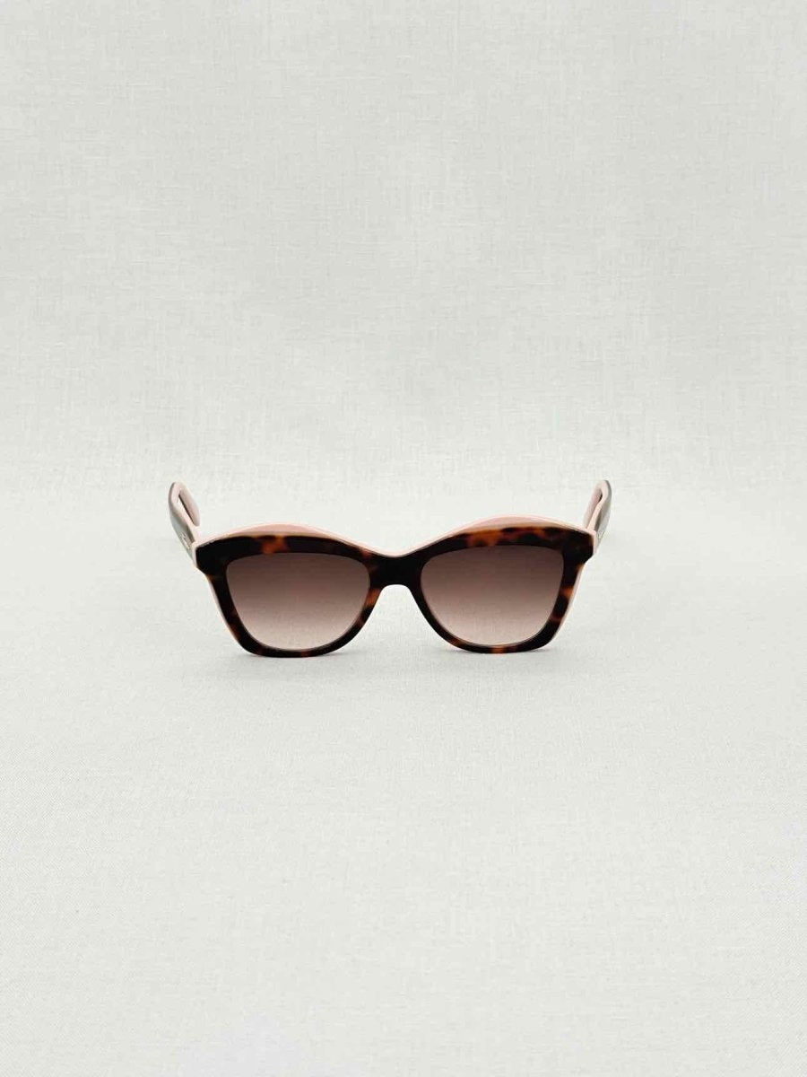 Pre - loved SALVATORE FERRAGAMO Havana & Pink Sunglasses at Reems Closet
