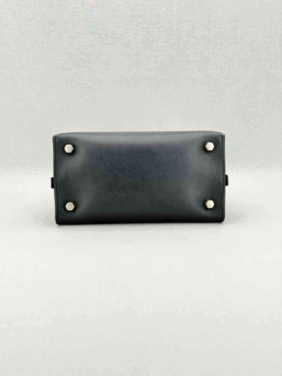 Pre - loved SALVATORE FERRAGAMO Jet Set Black Top Handle at Reems Closet