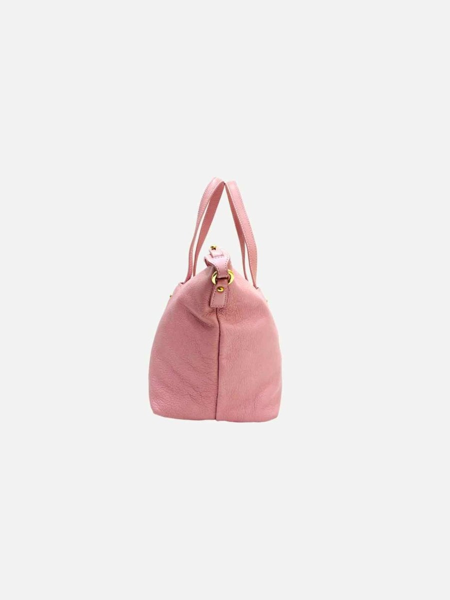 Pre - loved SALVATORE FERRAGAMO Mika Pink Tote Bag at Reems Closet