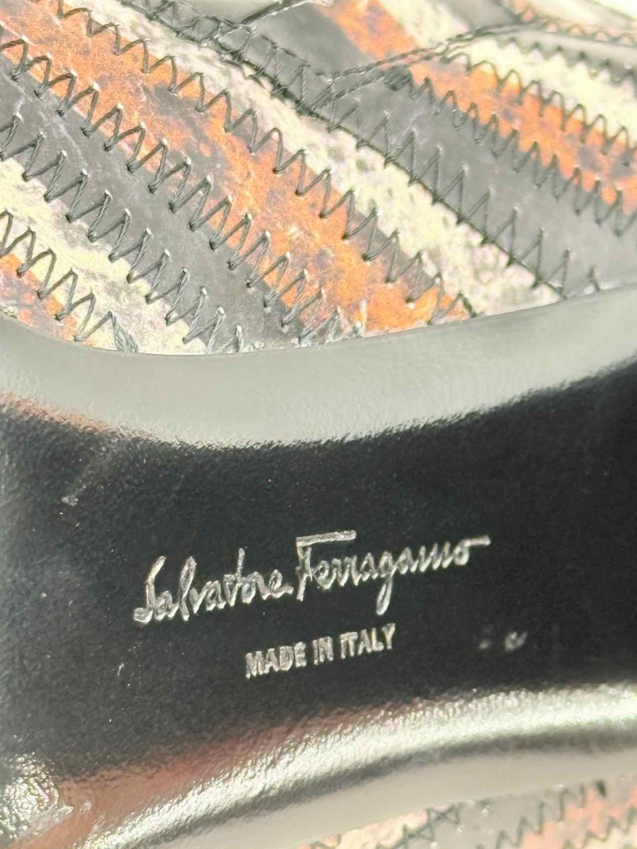 Pre - loved SALVATORE FERRAGAMO Size EU 38 Ankle Boots at Reems Closet