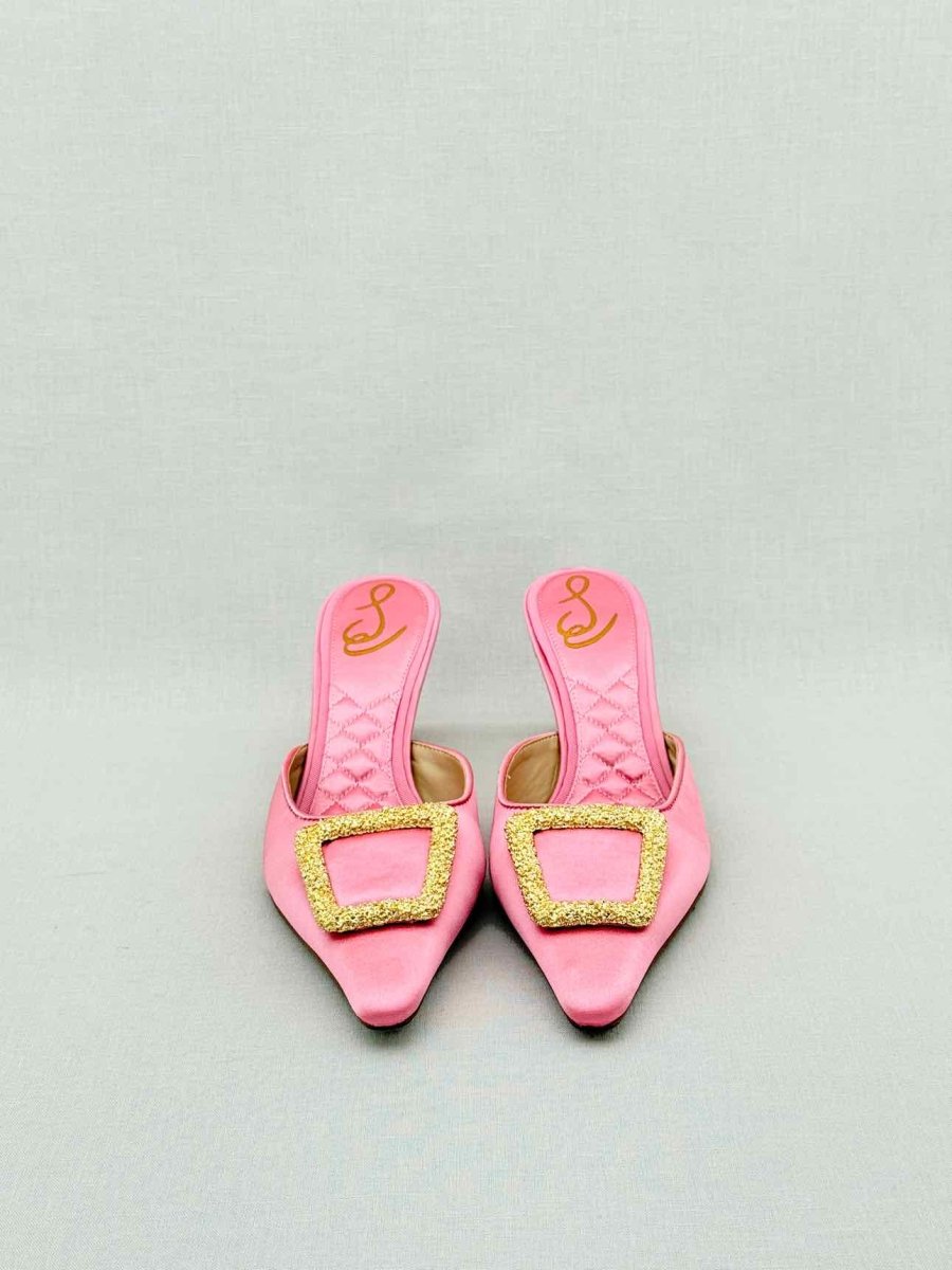 Pre - loved SAM EDELMAN Brit Pink Size EU 37 Mules at Reems Closet
