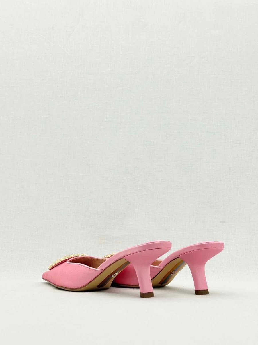 Pre - loved SAM EDELMAN Brit Pink Size EU 37 Mules at Reems Closet