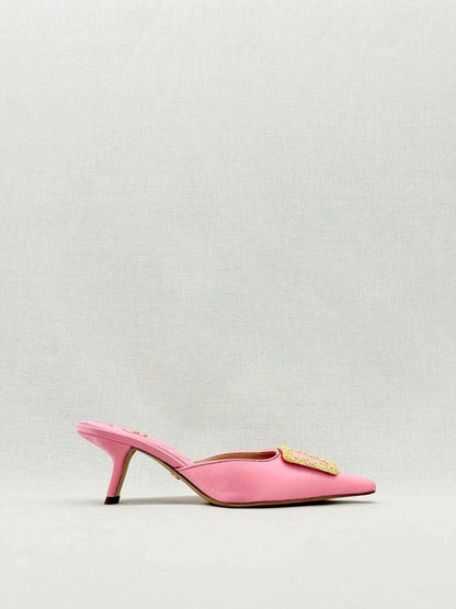 Pre - loved SAM EDELMAN Brit Pink Size EU 37 Mules at Reems Closet