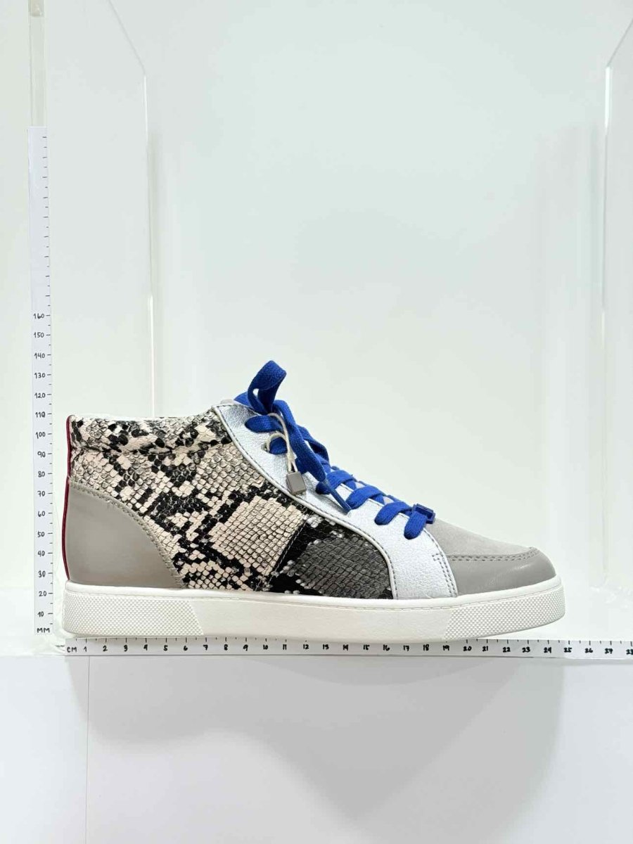 Pre - loved SAM EDELMAN Grey & Silver Size EU 36.5 Sneakers at Reems Closet