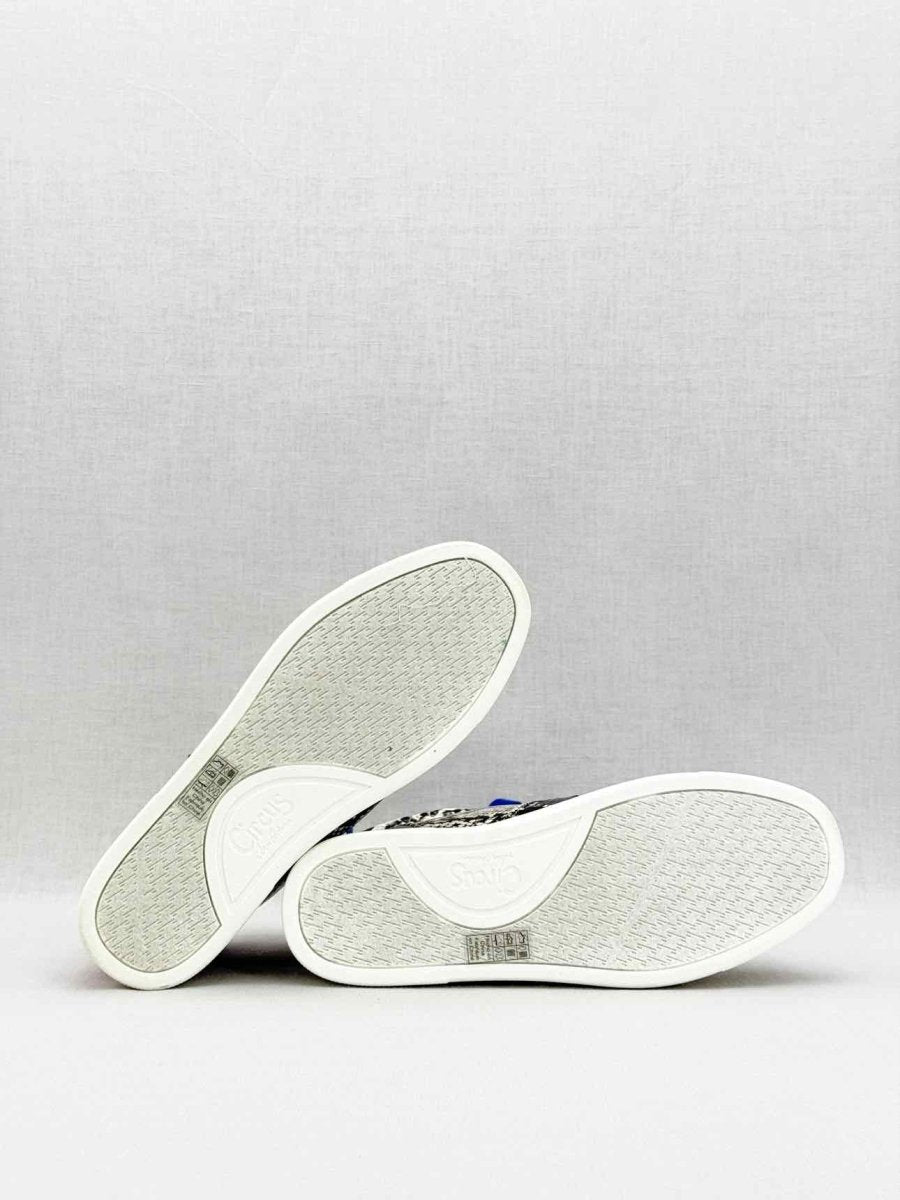 Pre - loved SAM EDELMAN Grey & Silver Size EU 36.5 Sneakers at Reems Closet