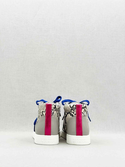 Pre - loved SAM EDELMAN Grey & Silver Size EU 36.5 Sneakers at Reems Closet