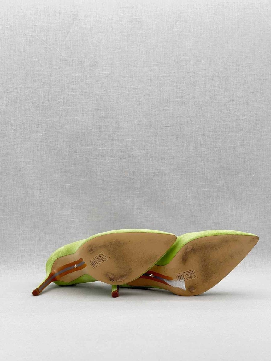 Pre - loved SAM EDELMAN Light Green Size EU 38 Pumps at Reems Closet