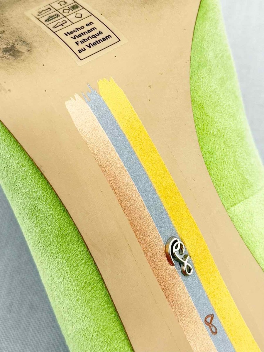 Pre - loved SAM EDELMAN Light Green Size EU 38 Pumps at Reems Closet