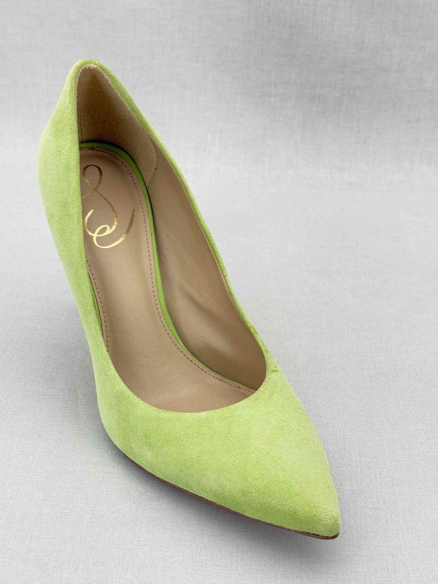 Pre - loved SAM EDELMAN Light Green Size EU 38 Pumps at Reems Closet