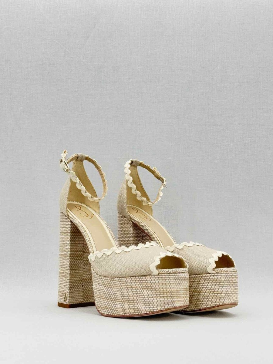 Pre - loved SAM EDELMAN Natural Size EU 39 Platform at Reems Closet