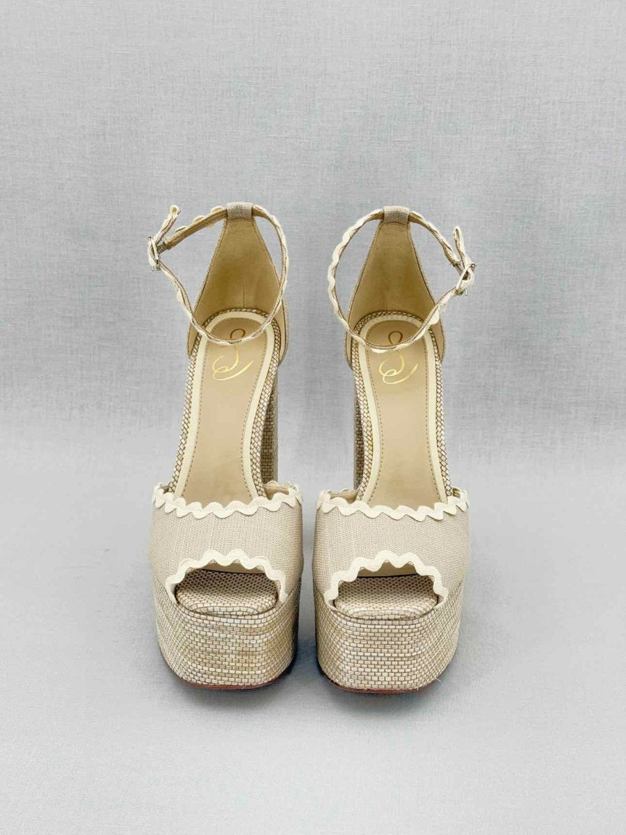 Pre - loved SAM EDELMAN Natural Size EU 39 Platform at Reems Closet