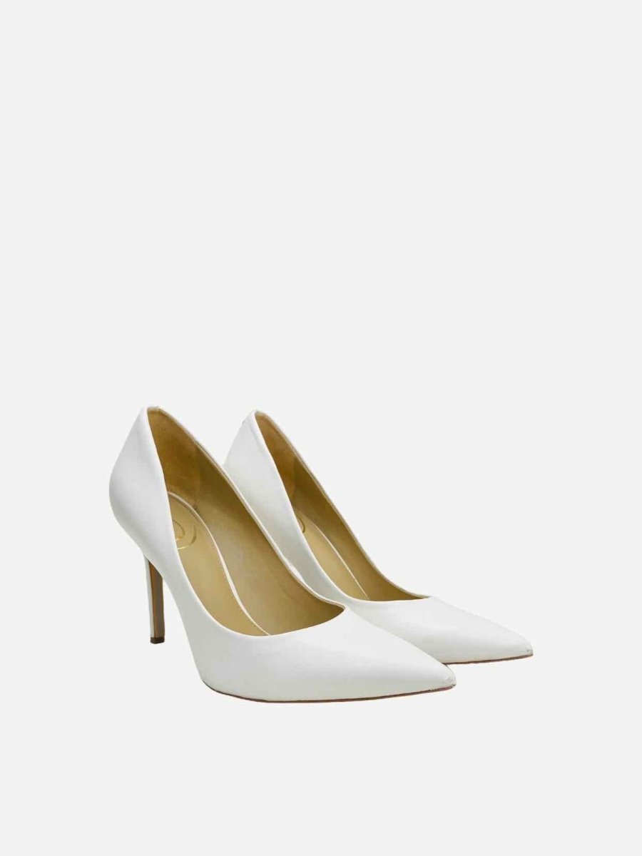 Pre - loved SAM EDELMAN White Pumps at Reems Closet