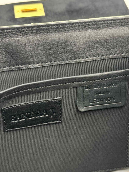 Pre - loved SANDRA J Jackie Gold Top Handle at Reems Closet