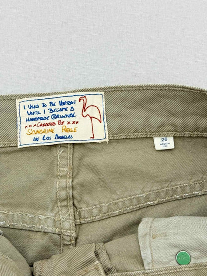 Pre - loved SANDRINE ROSE Khaki Size 26 Jeans at Reems Closet