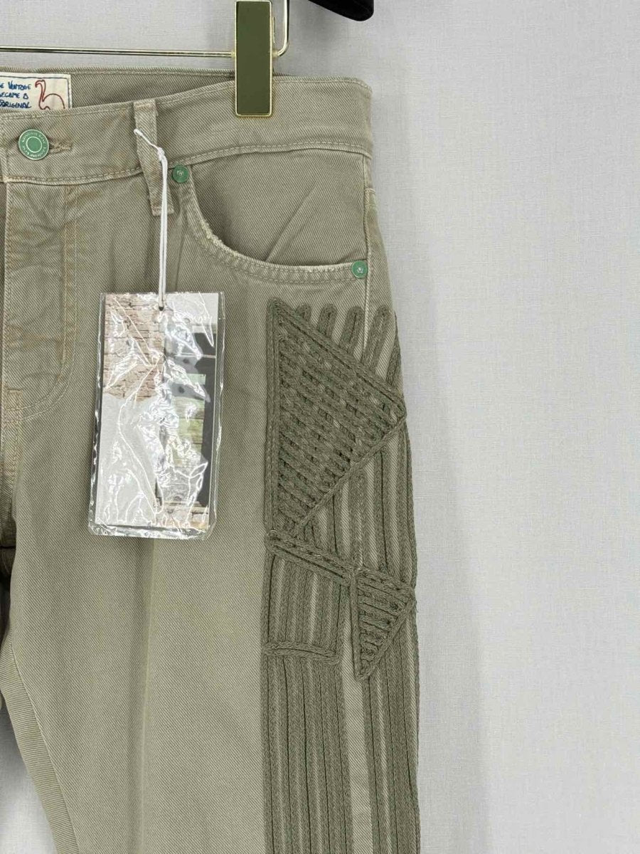 Pre - loved SANDRINE ROSE Khaki Size 26 Jeans at Reems Closet