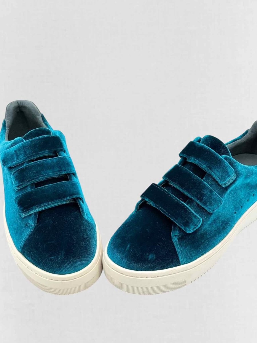 Pre - loved SANDRO Anita Teal Size EU 39 Sneakers at Reems Closet