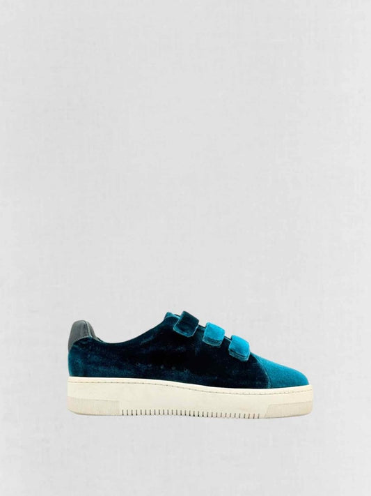 Pre - loved SANDRO Anita Teal Size EU 39 Sneakers at Reems Closet