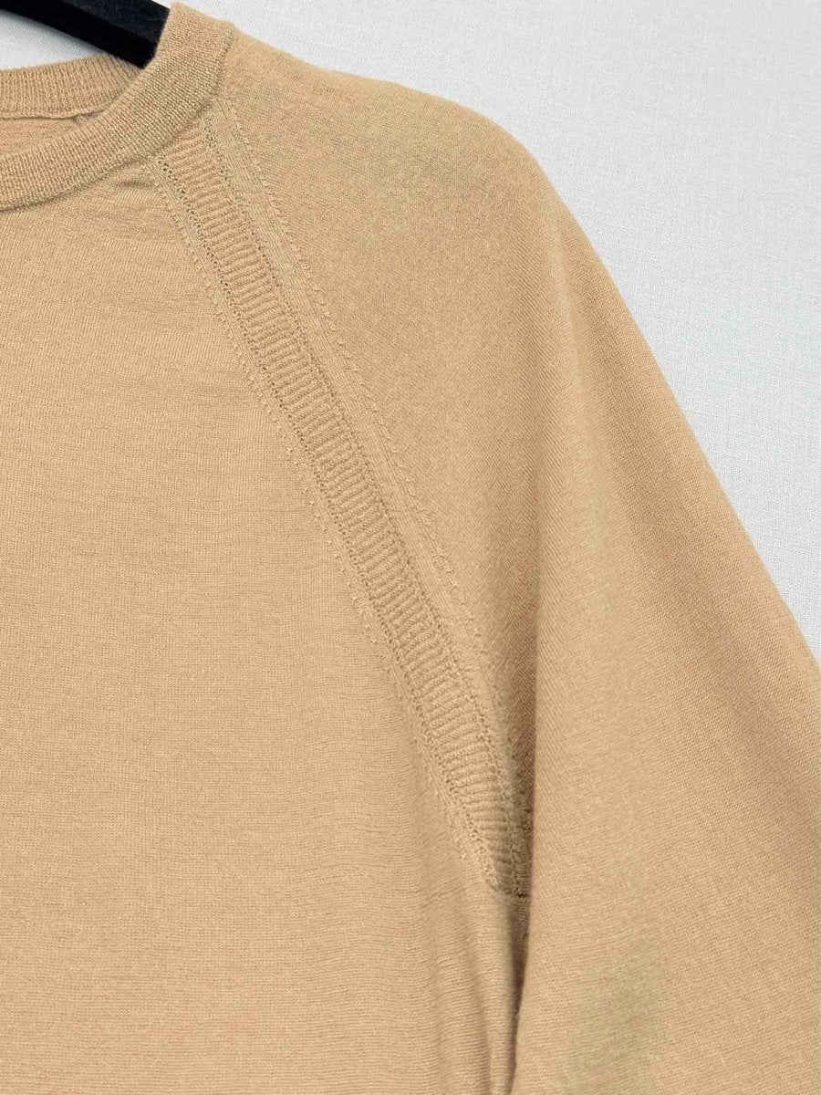 Pre-loved SANDRO Beige Size Medium Sweater at Reems Closet
