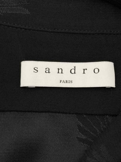 Pre-loved SANDRO Black Jacquard Size Small Outfit Set at Reems Closet