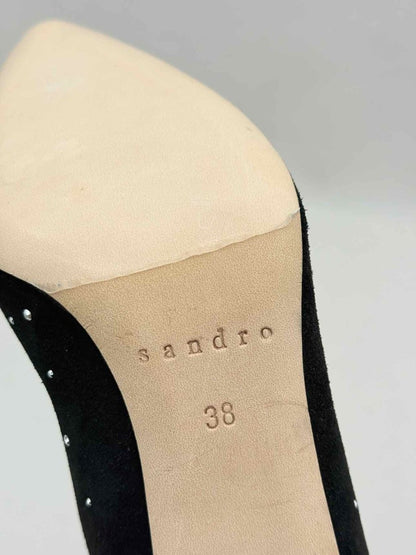 Pre - loved SANDRO Black Size EU 38 Mid Calf Boots at Reems Closet