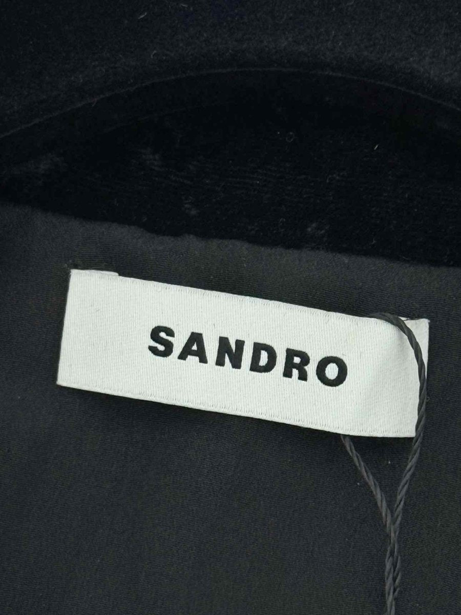 Pre - loved SANDRO Black Size Medium Short Dress at Reems Closet