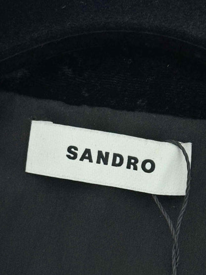 Pre - loved SANDRO Black Size Medium Short Dress at Reems Closet
