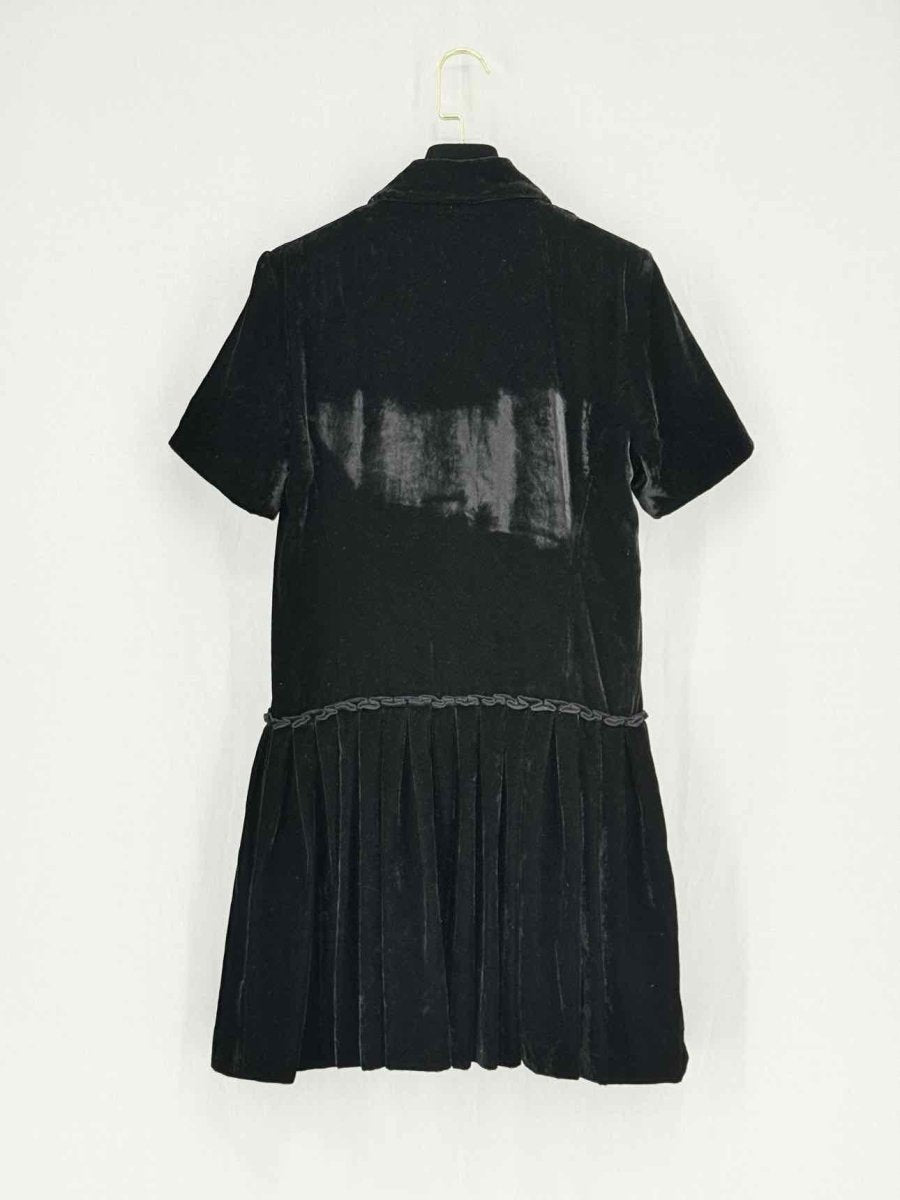Pre - loved SANDRO Black Size Medium Short Dress at Reems Closet