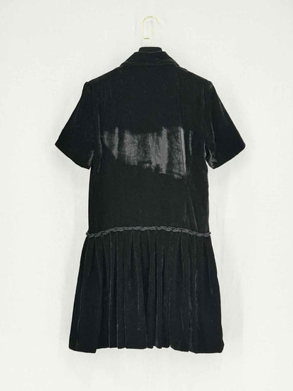 Pre - loved SANDRO Black Size Medium Short Dress at Reems Closet