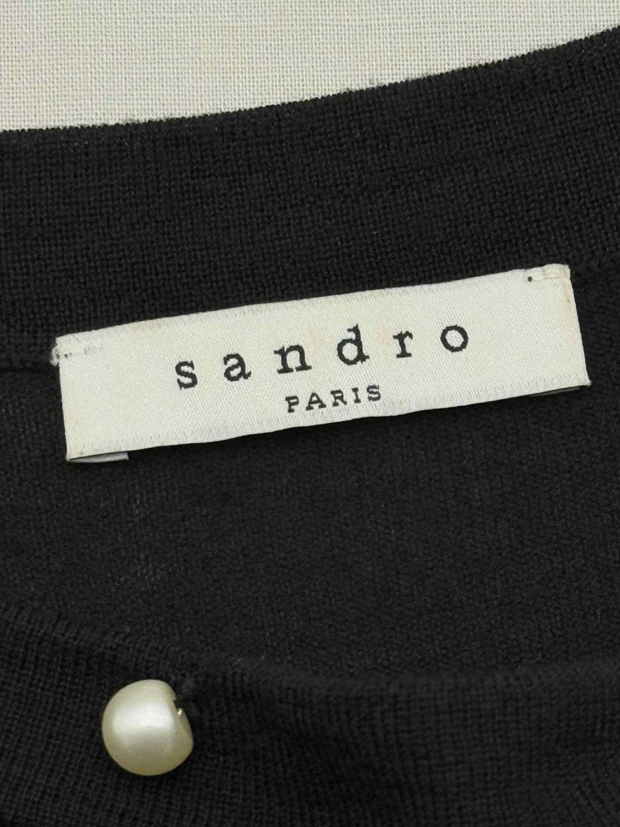 Pre-loved SANDRO Black Size Medium Sweater at Reems Closet