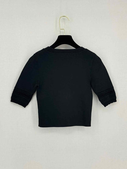 Pre-loved SANDRO Black Size Small Top at Reems Closet