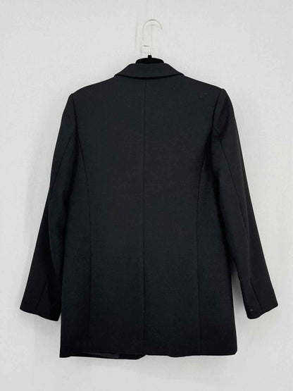 Pre - loved SANDRO Black Size US 2 Jacket at Reems Closet