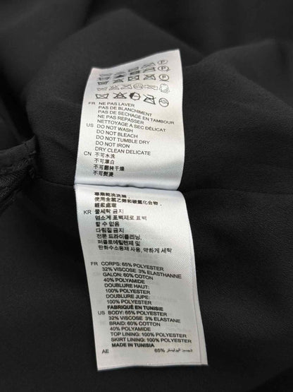 Pre-loved SANDRO Black Size US 2 Short Dress at Reems Closet