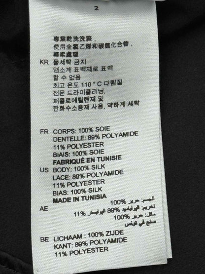 Pre - loved SANDRO Black Size US 4 Top at Reems Closet