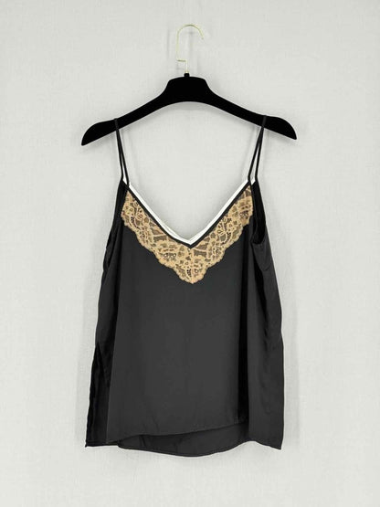 Pre - loved SANDRO Black Size US 4 Top at Reems Closet