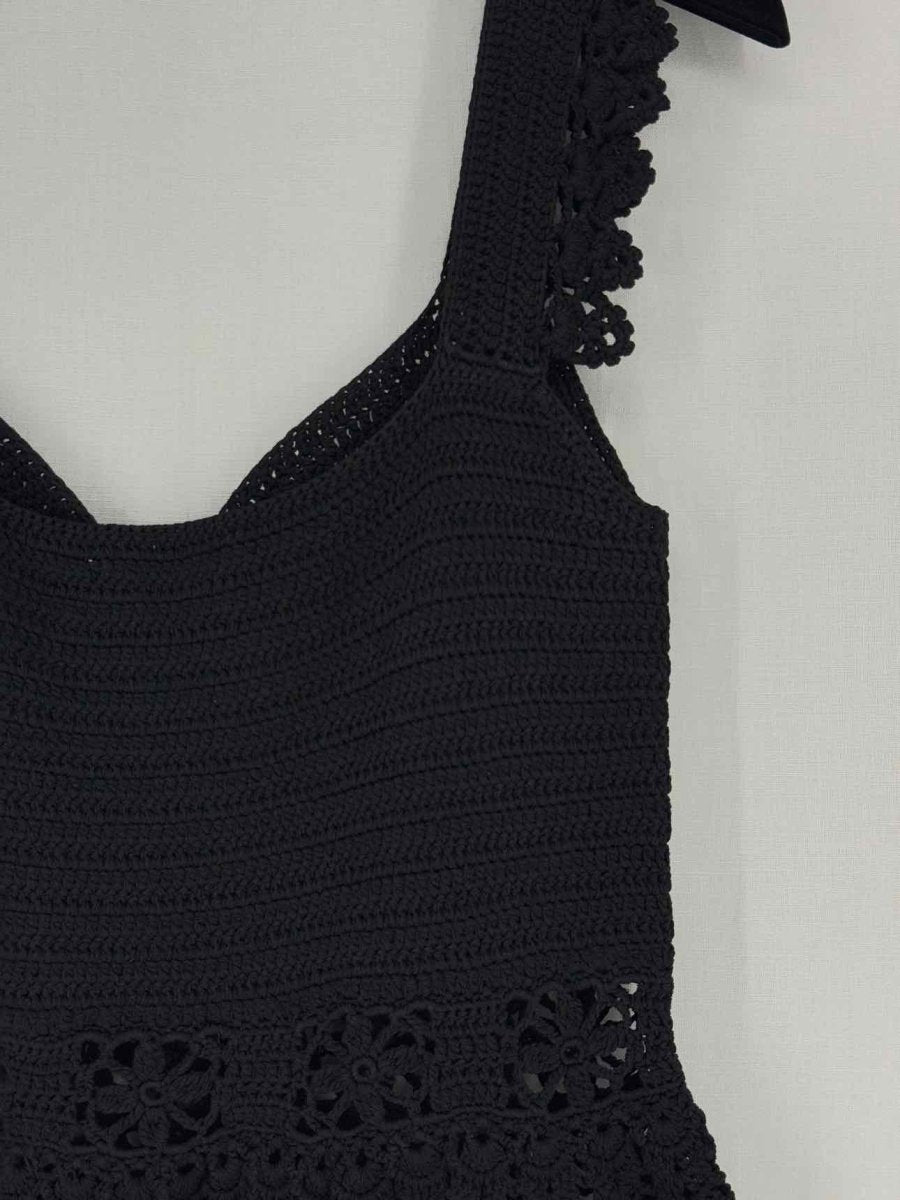 Pre - loved SANDRO Black Size US 4 Top at Reems Closet