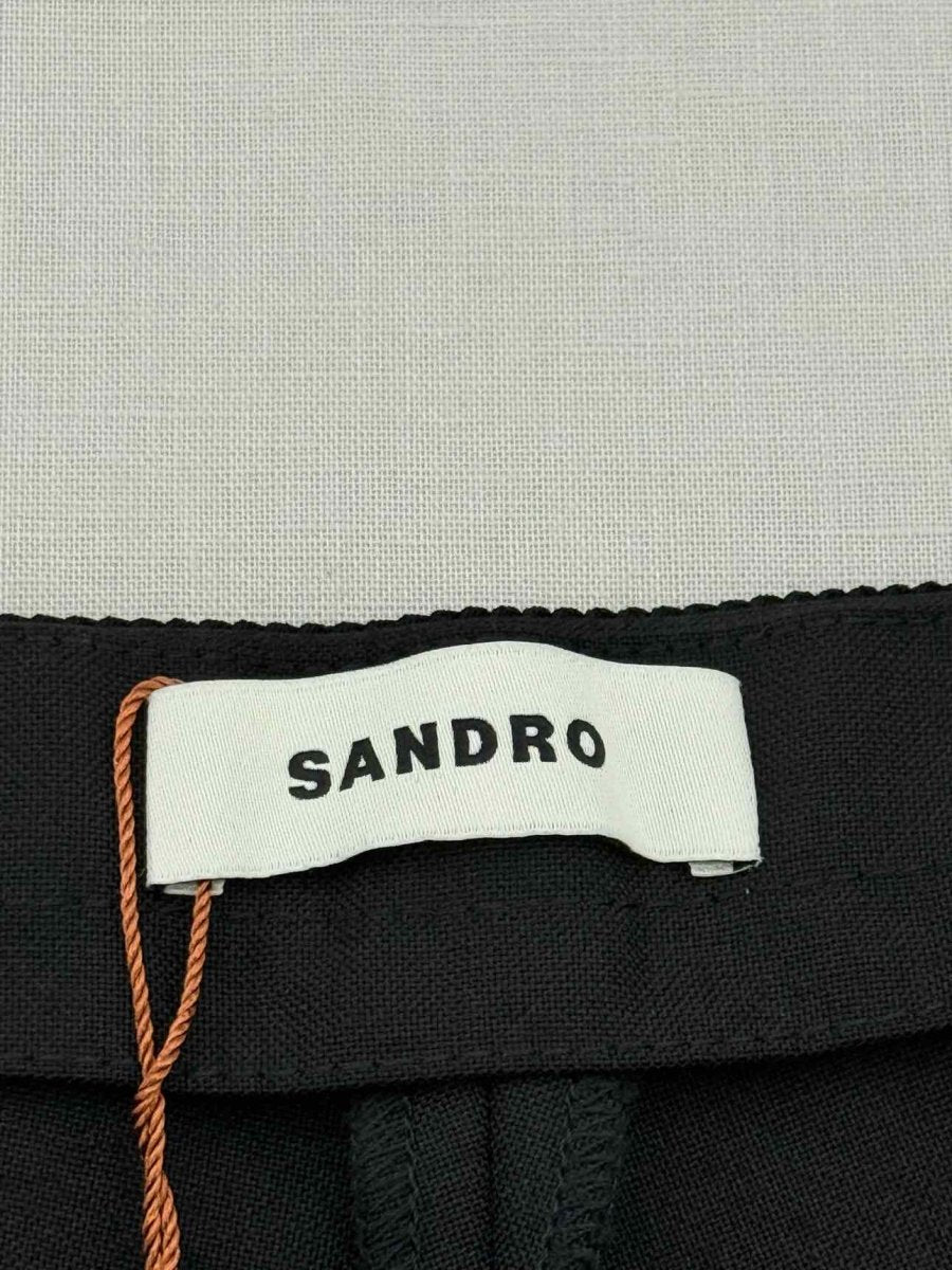 Pre - loved SANDRO Black Size US 8 Pants at Reems Closet