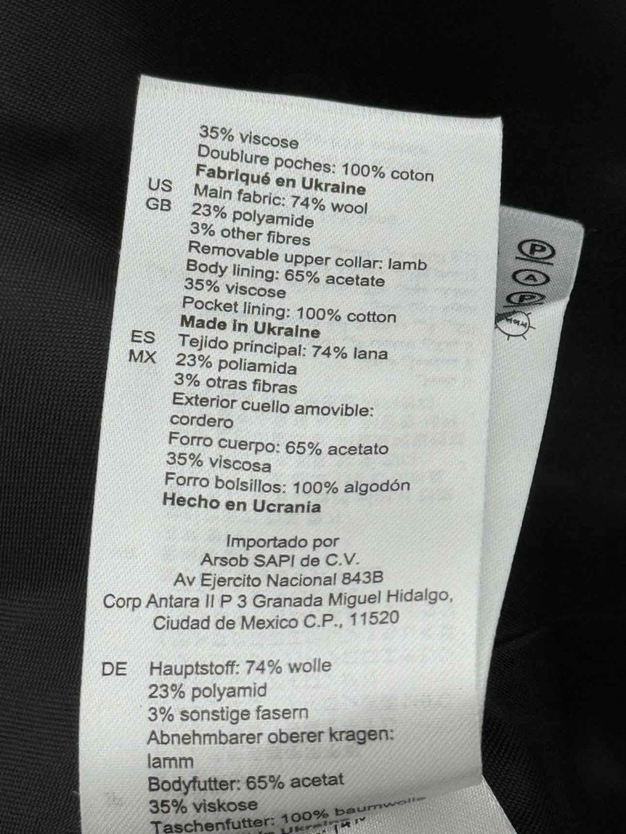 Pre - loved SANDRO Black Size XXLarge Jacket at Reems Closet