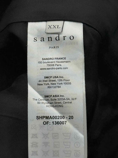 Pre - loved SANDRO Black Size XXLarge Jacket at Reems Closet