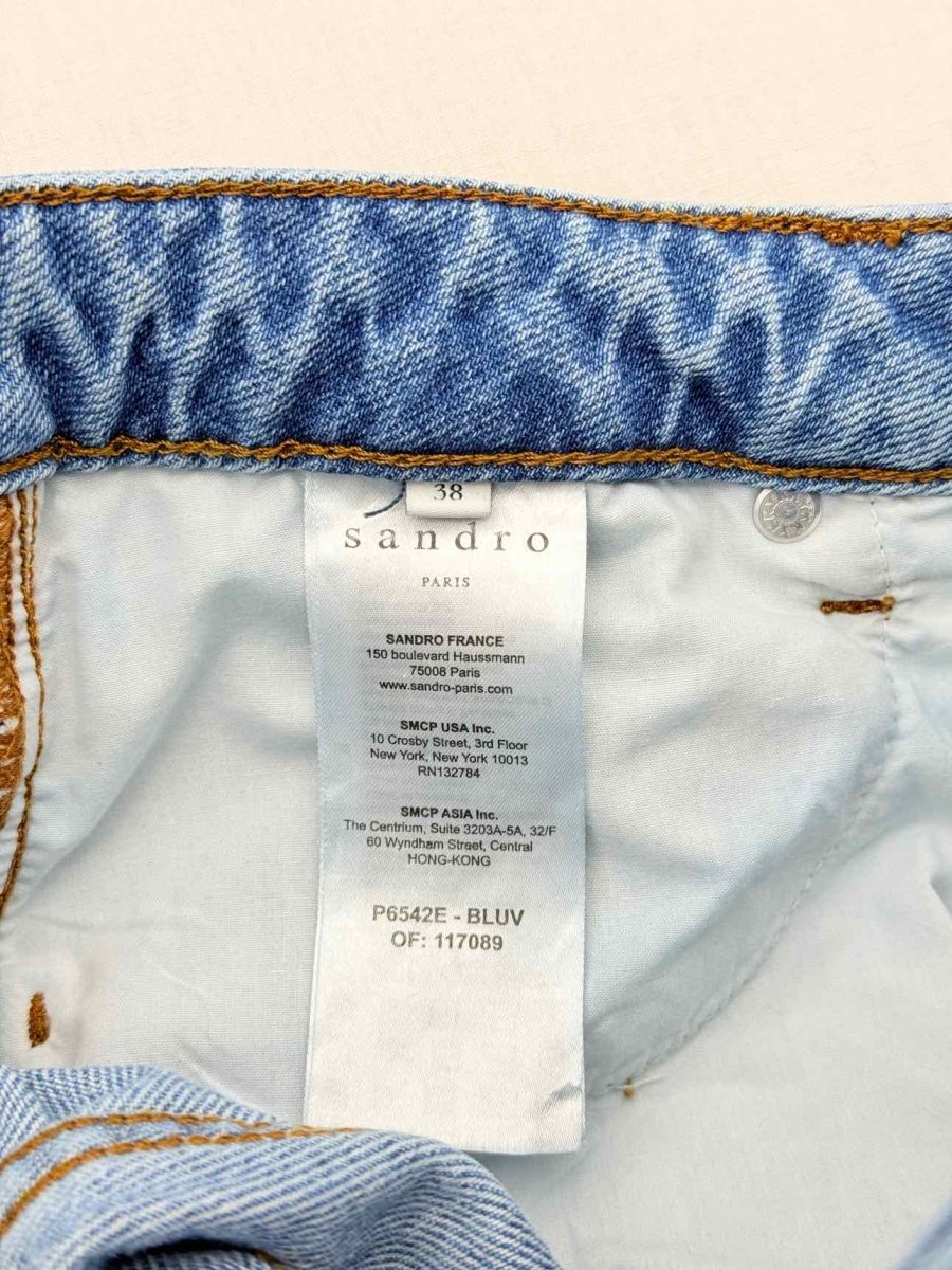 Pre - loved SANDRO Blue Size 28 Jeans at Reems Closet