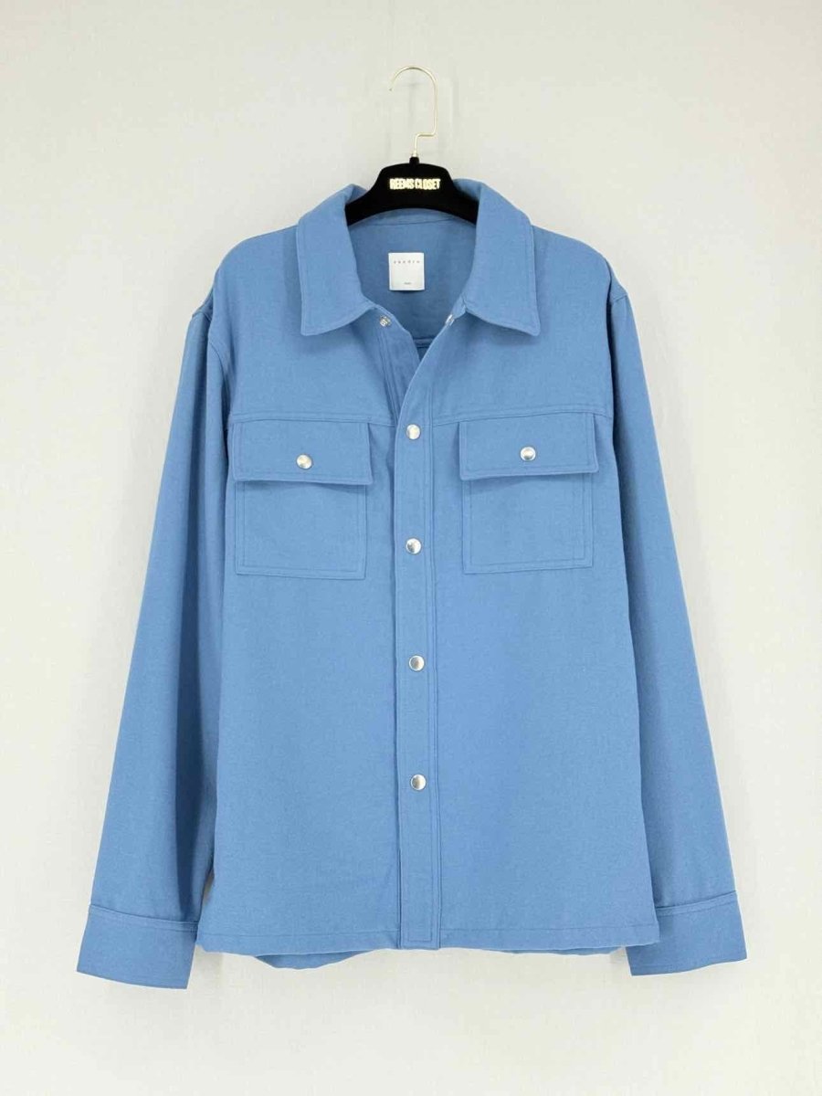 Pre - loved SANDRO Blue Size XLarge Jacket at Reems Closet