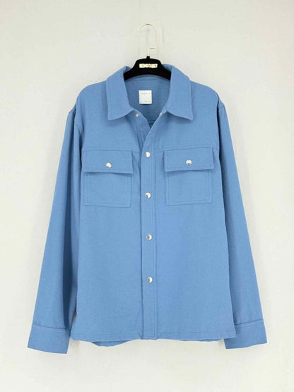 Pre - loved SANDRO Blue Size XLarge Jacket at Reems Closet